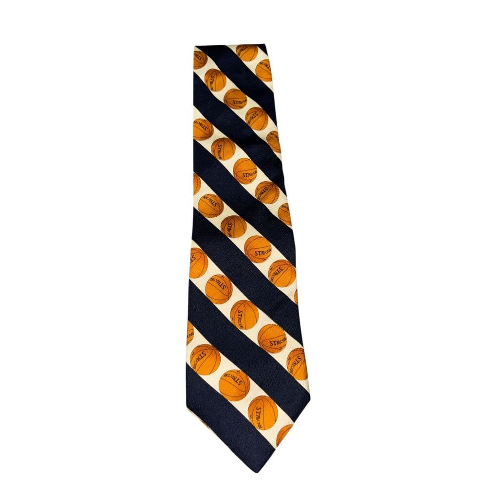 Men's Neck Tie Lot of Three-Fishing Basketball Animals - Picture 4 of 9